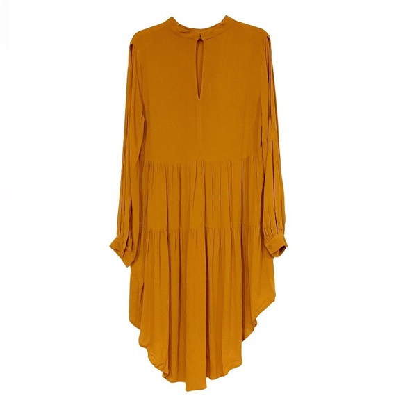 Mustard Seed High Low Boho Dress in a Rust Brown Medium - Picture 5 of 10